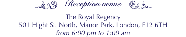 The Royal Regency, 501 High St. North, Manor Park, London, E12 6TH